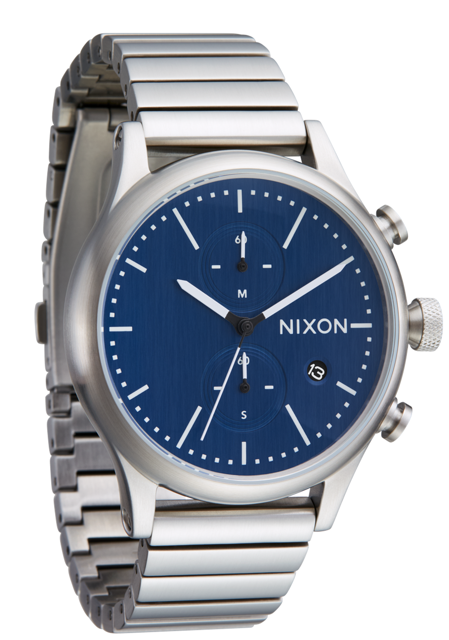 Station Chrono - Silver / Indigo View 2
