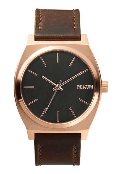 Time Teller - Rose Gold / Gunmetal / Brown View 1