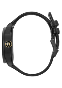 Sentry Leather - Matte Black / Gold View 2
