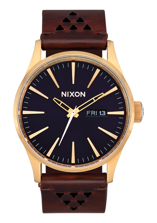 Sentry Leather - Gold / Indigo / Brown