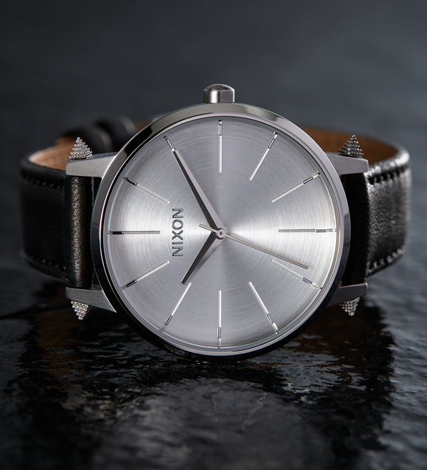 Kensington Leather - Silver / Artifact