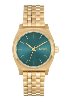 Medium Time Teller - Light Gold / Turquoise