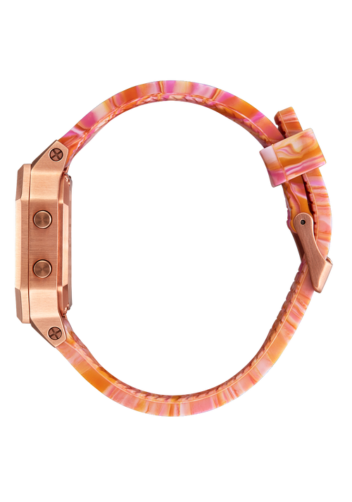 Siren Stainless Steel - Rose Gold / Pink Marble