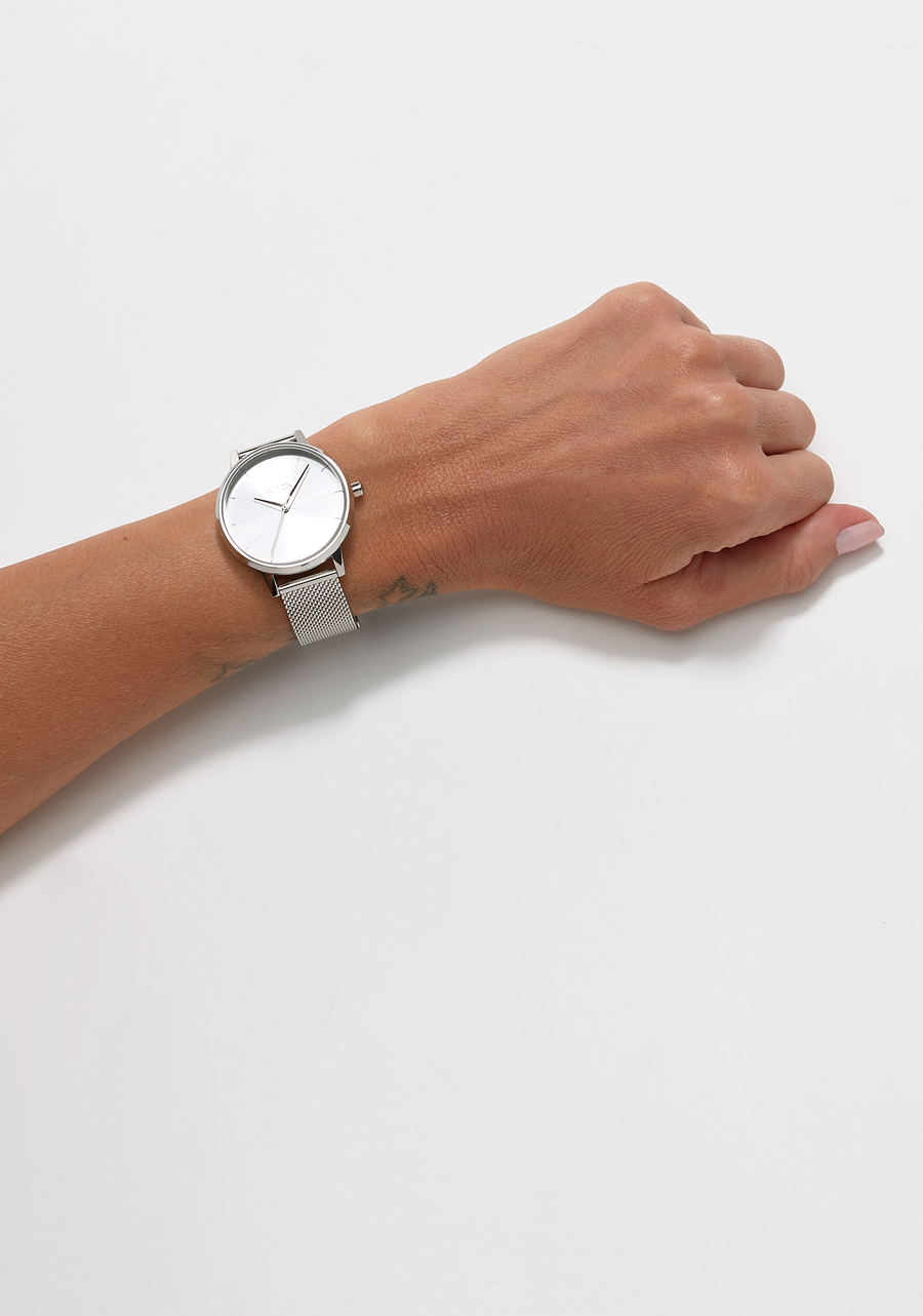 Kensington Milanese - All Silver View 5