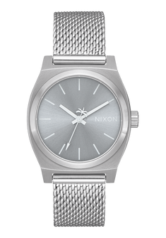 Medium Time Teller Milanese - All Silver