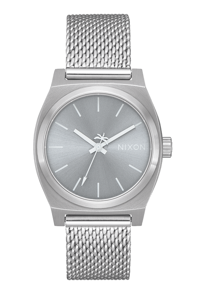 Medium Time Teller Milanese - All Silver View 1