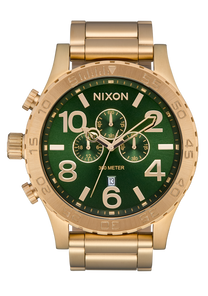 51-30 Chrono - Gold / Green Sunray View 1