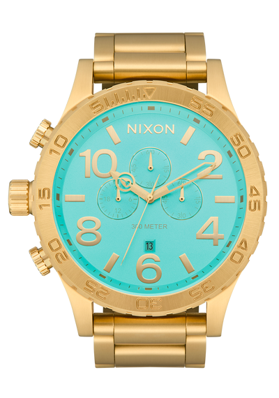 51-30 Chrono - Gold / Turquoise / Gold