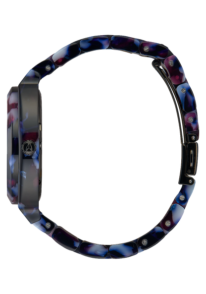 Time Teller Acetate - Black / Multi View 2