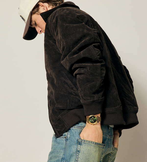 Time Teller Chrono - Gold / Green Sunray