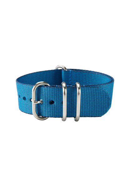 20mm Nylon #TIDE One Piece Band - Navy / Blue View 2