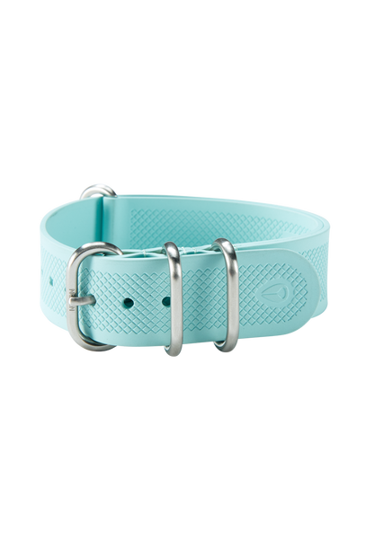 20mm FKM Rubber One Piece Band - Ocean Blue View 2