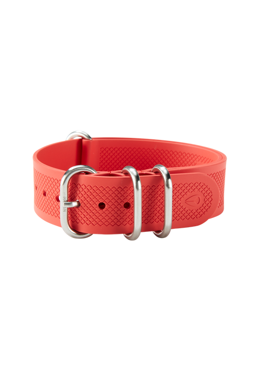 20mm FKM Rubber One Piece Band - Fire