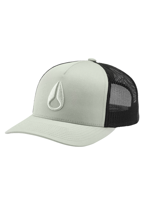 Iconed Trucker Hat - Moss Mist / Black