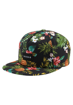 Tropics Snapback Hat - Black / Multi