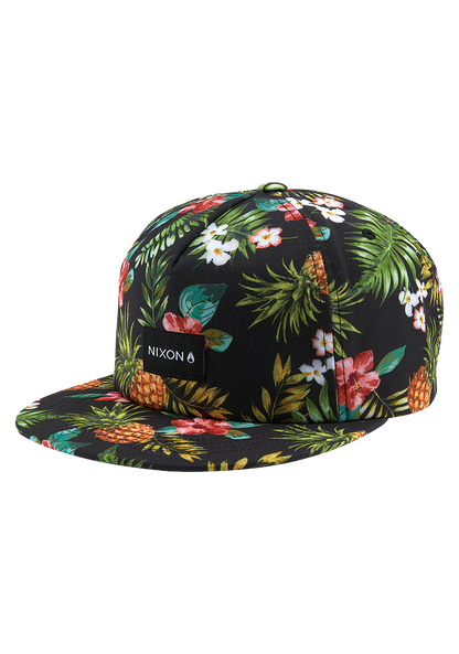 Tropics Snapback Hat - Black / Multi View 1