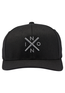 Exchange Flexfit Hat - Black / Charcoal View 3