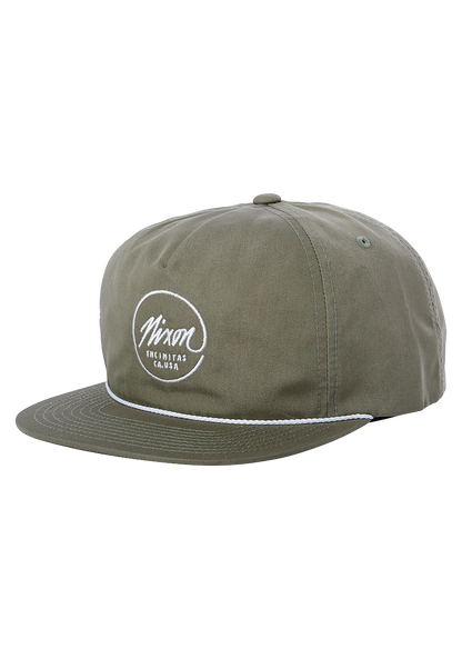 Sessions Snapback Hat - Olive View 1