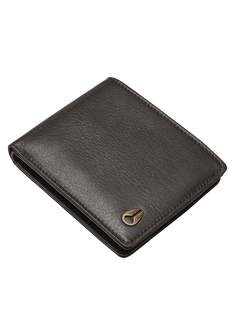 Pass Leather Wallet - Brown