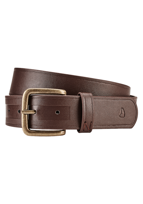 DNA Vegan Belt - Brown / Gold