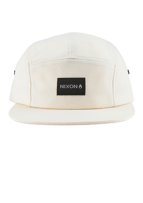 Mikey 5 Panel Hat - Off White