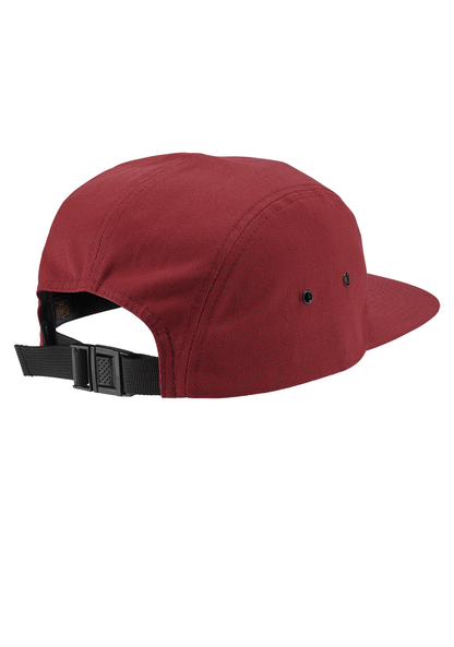 Mikey 5 Panel Hat - Burgundy View 2