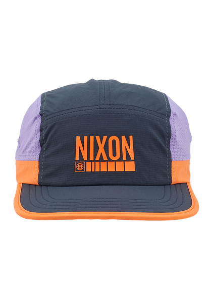 Night Runner Strapback Hat - Dark Slate / Plum View 3