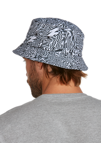 Undercover Bucket Hat - Black Digi Glitch View 5