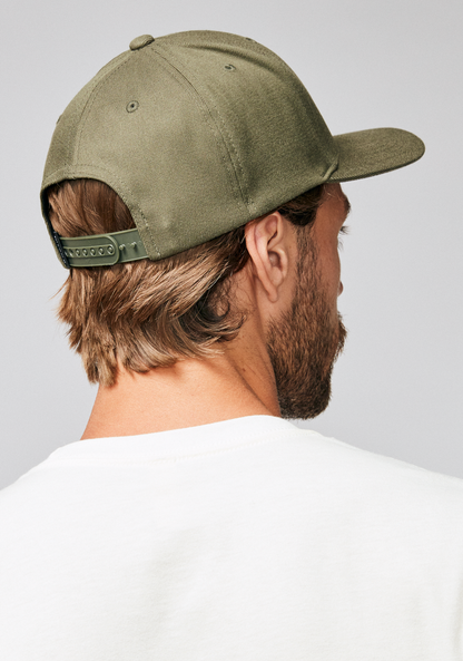 Deep Down Snapback - Olive View 7