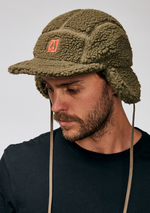 Babs Earflap Cap - Olive