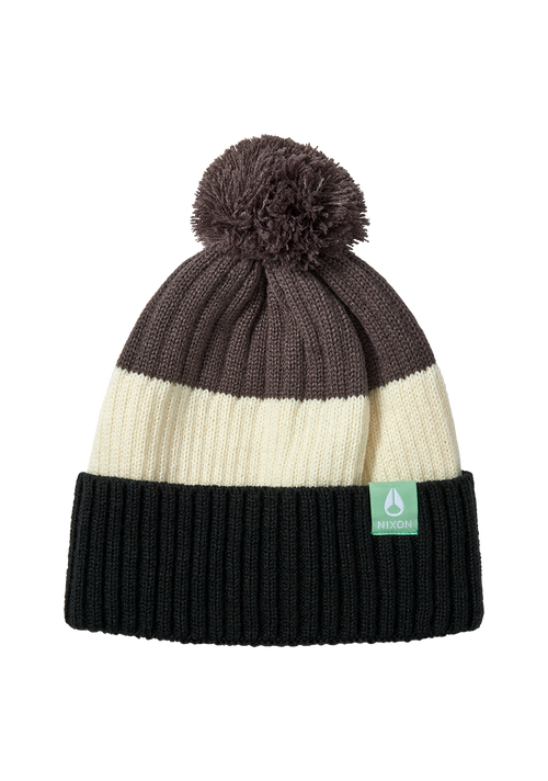 Schrader Pom Beanie - Gray / Black