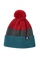 Schrader Pom Beanie - Dark Cedar / Red