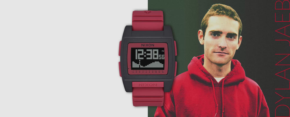 Nixon team riders featuring different watches.